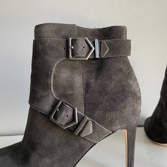 Via Spiga Booties in Graphite Suede - Picture 7 of 11